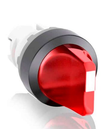 SELECTOR CORTO 3 POS. ROJO. ILUM. ABB 1SFA611210R1101