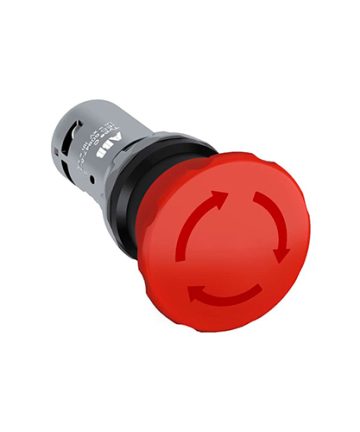 BOTON COMPACTO ROJO STOP CE4T-10R-11 ABB 1SFA619550R1071