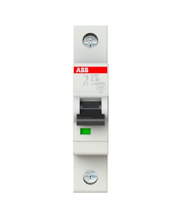 MINI INTERRUPTOR S201 1P CURVA C40A ABB 2CDS251001R0404