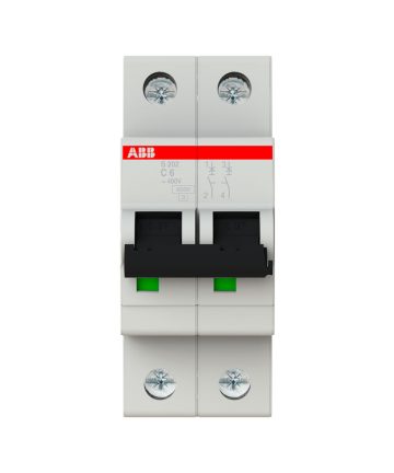 MINI INTERRUPTOR S202-C6  480VCA 6KA 2CDS252001R0064