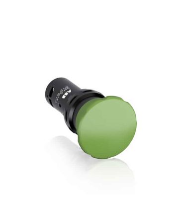 BOTON HONGO COMPACTO VERDE 1NA+1NC ABB 1SFA619126R1072